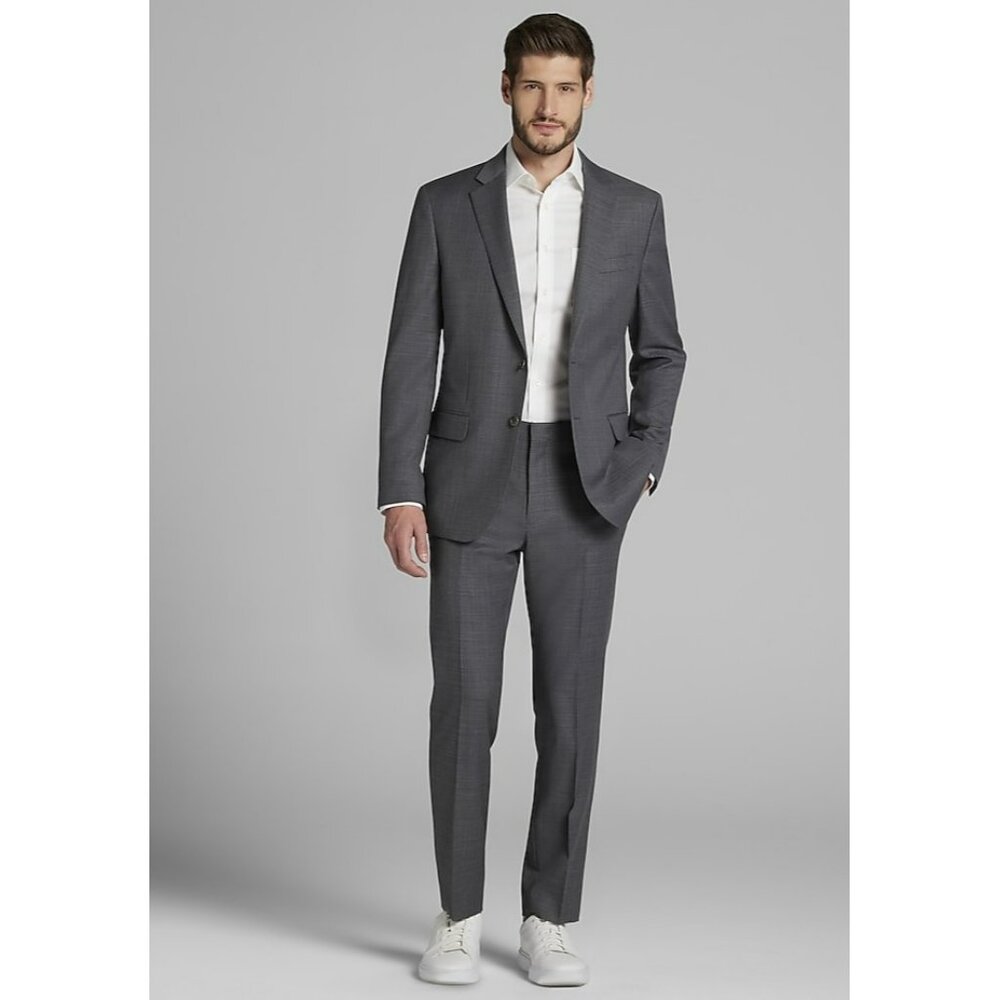 Jos. A. Bank Slim Fit Textured Suit Size 36